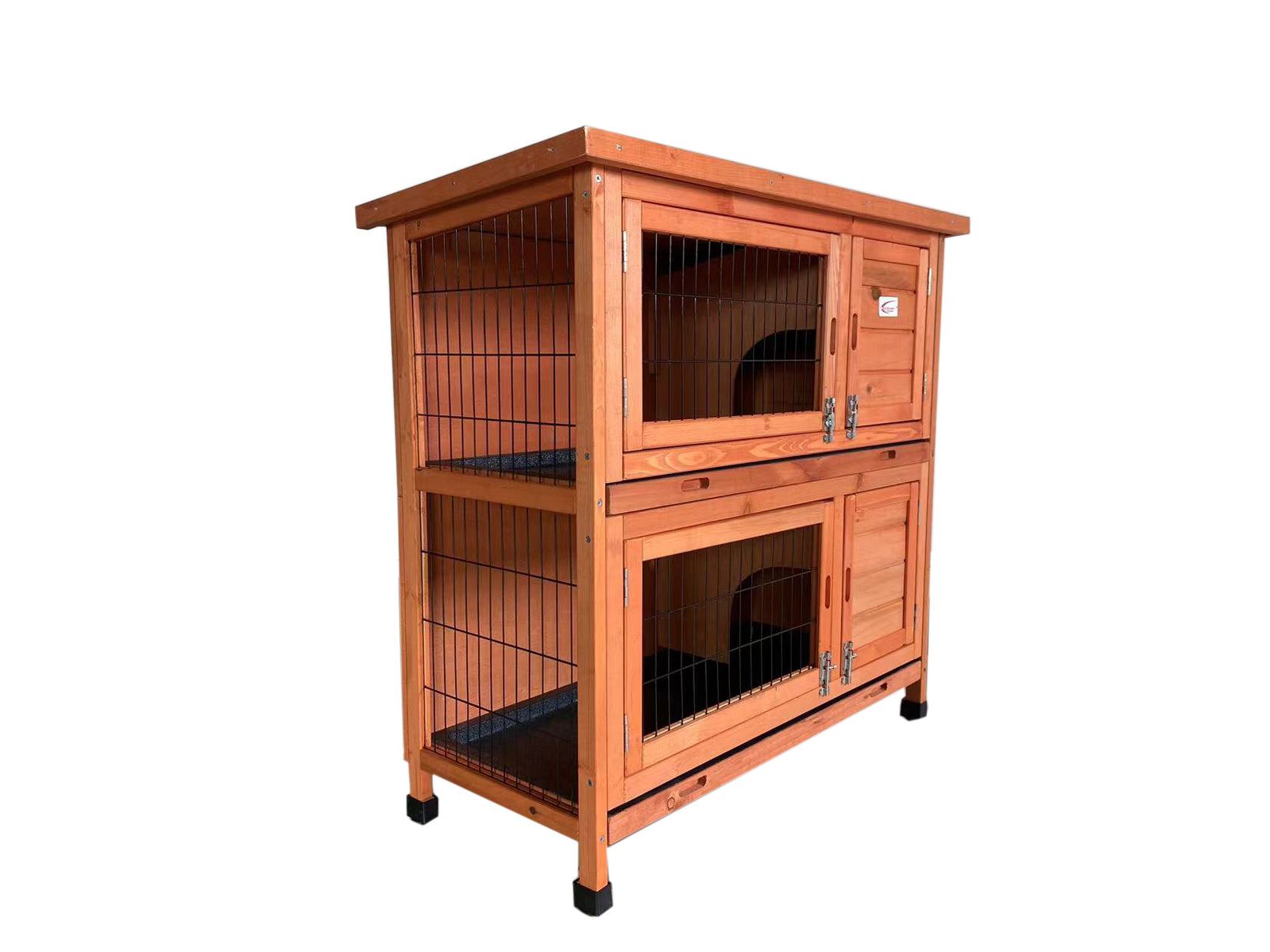 YES4PETS - Large Double Storey Hutch - Petservo