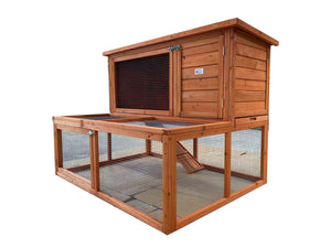 YES4PETS - 122cm Large Wooden Pet Hutch - Petservo