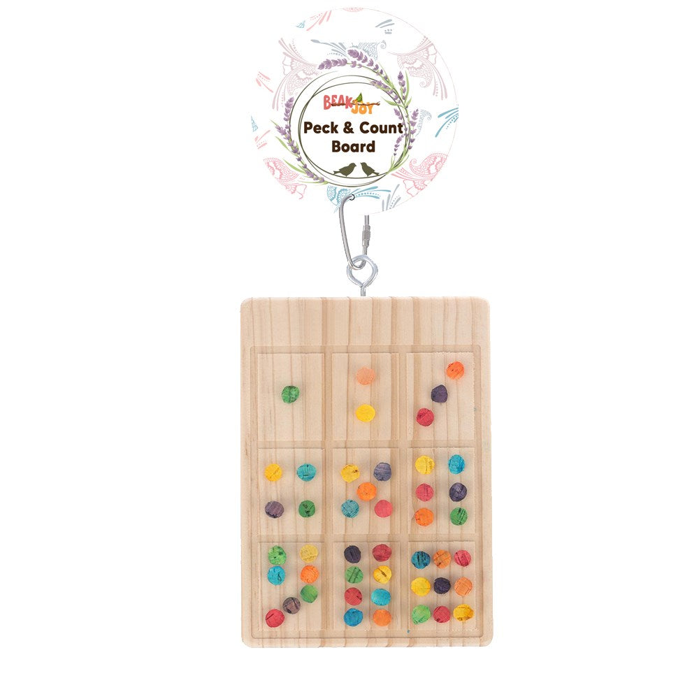 Wooden board with colorful buttons and 'Bear & Cat' branding on a white background at Pet Servo