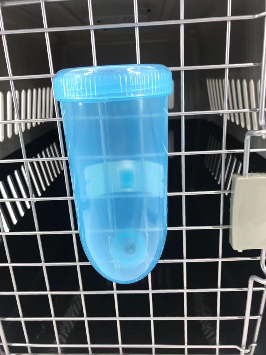 yes4pets - 500ml Dog Cat Hamster Rabbit Water Bottle Hanging Drinking Dispenser Feeder Blue - Pet Servo