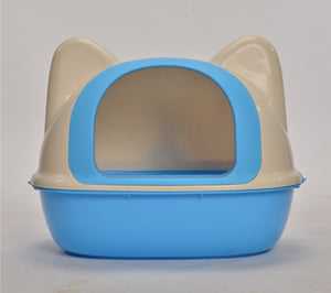 YES4PETS - Medium Hooded Cat Litter Box with Scoop - Pet Servo