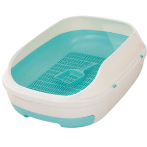YES4PETS - Medium Portable Cat Litter Box with Scoop & Grid - Pet Servo