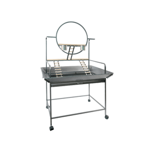 YES4PETS - Large Parrot Playpen Cage with Ladder & Wheels - Pet Servo