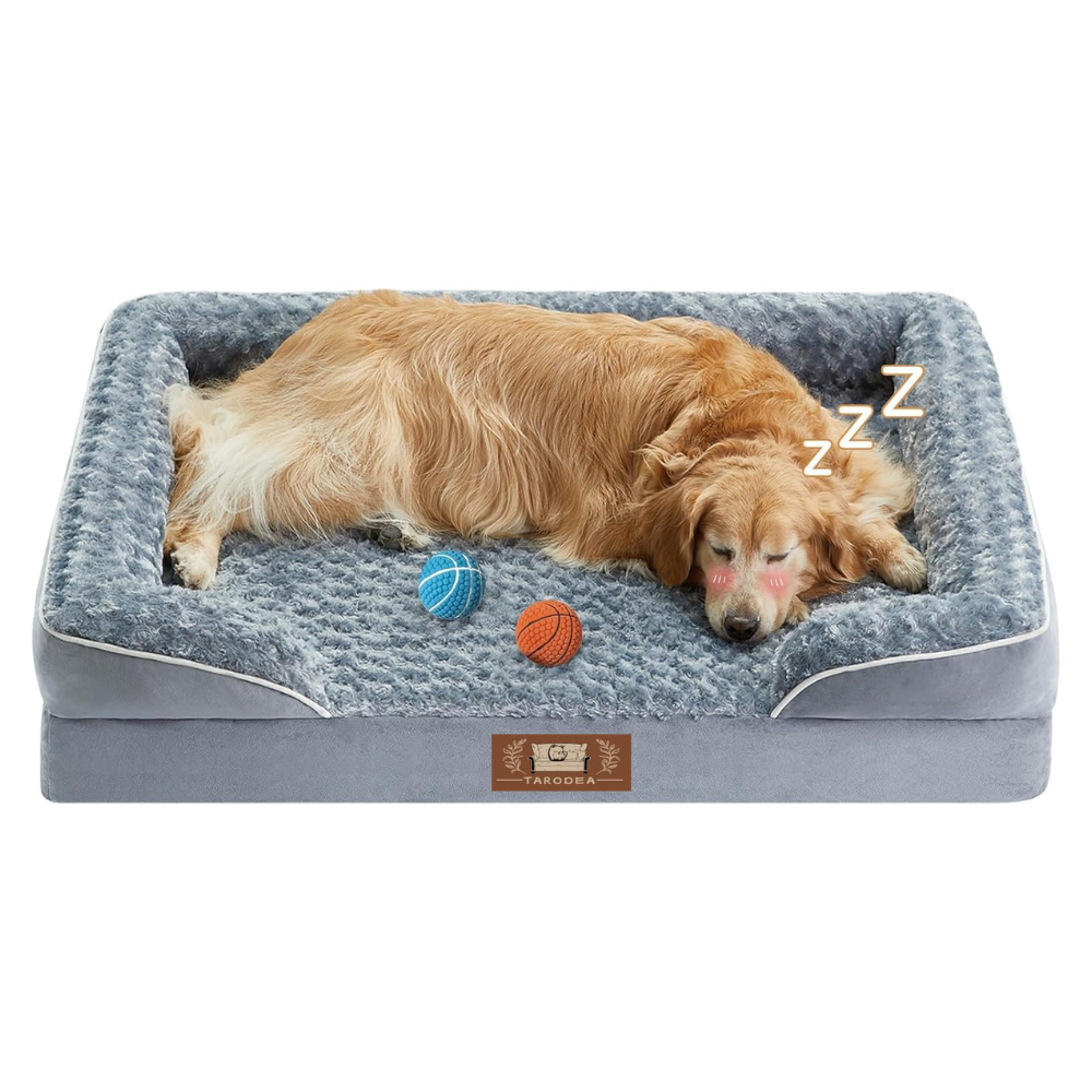 Buy TARODEA Orthopedic Dog Sofa Bed - Washable, Grey at Pet Servo