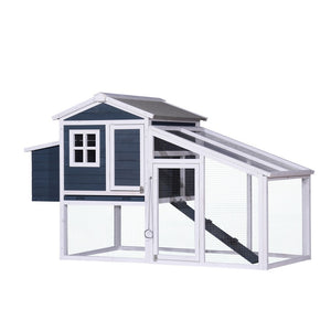 YES4PETS - Large Chicken Coop & Hutch Run - Petservo