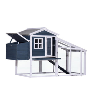 YES4PETS - Large Chicken Coop & Hutch Run - Petservo