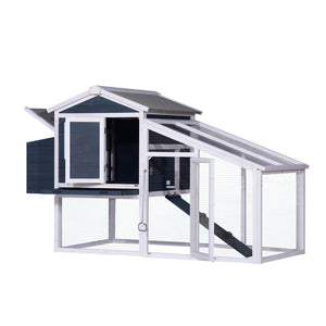 YES4PETS - Large Chicken Coop & Hutch Run - Petservo