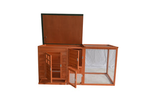 YES4PETS - Large Chicken Coop & Hutch Cage - Petservo
