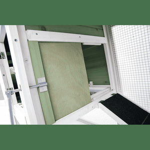 YES4PETS -Green Large Chicken Coop & Hutch - Petservo