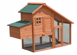 YES4PETS - Large Chicken Coop & Hutch - PetServo