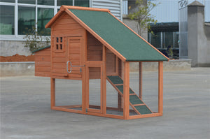 YES4PETS - Large Chicken Coop & Hutch - PetServo
