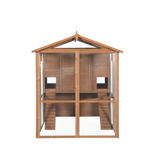 YES4PETS - XXXL Walk-In Coop & Hutch for Pets - Petservo