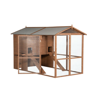YES4PETS - XXXL Walk-In Coop & Hutch for Pets - Petservo