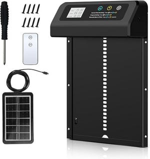 YES4PETS - Auto Chicken Coop Door,Solar & Remote Control - Petservo