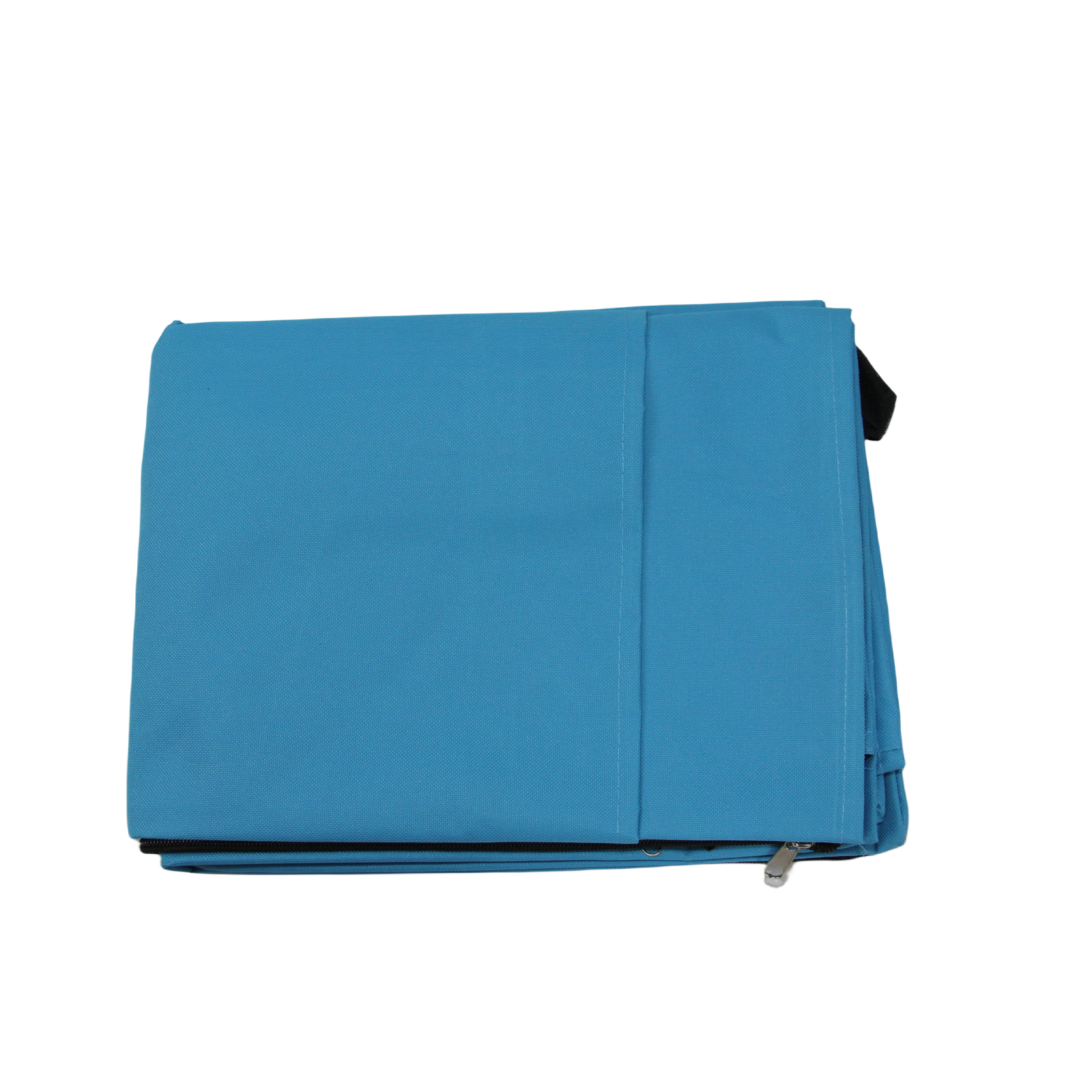 Blue blanket folded on a white background at Pet Servo