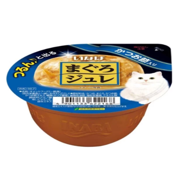 Ciao - Soft Jelly Cup Tuna Topping Dried Bonito - Pet Servo
