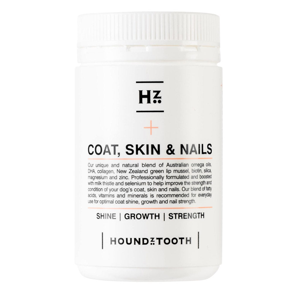 White container with 'Hound & Tooth' branding on a white background at Pet Servo
