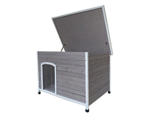 YES4PETS - XXL Timber Wooden Dog Kennel House Cabin - Pet Servo