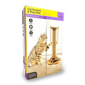Dats - Cat Scratch & Play Post With Ball - Pet Servo-2