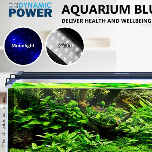 Dynamic Power - 33W Aquarium Blue White LED Light for Tank 120-140cm - petservo-2