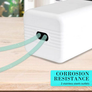 Dynamic Power - Aquarium Air Pump Oxygen 2 Outlet 180L/H 4W  - petservo-1