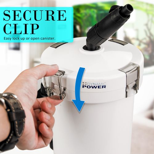 Dynamic Power - Aquarium External Canister Filter 400L/H - petservo-3