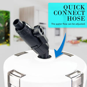 Dynamic Power - Aquarium External Canister Filter 400L/H - petservo-5