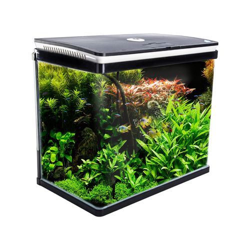 Dynamic Power - Aquarium Fish Tank 52L Curved Glass RGB LED - petservo