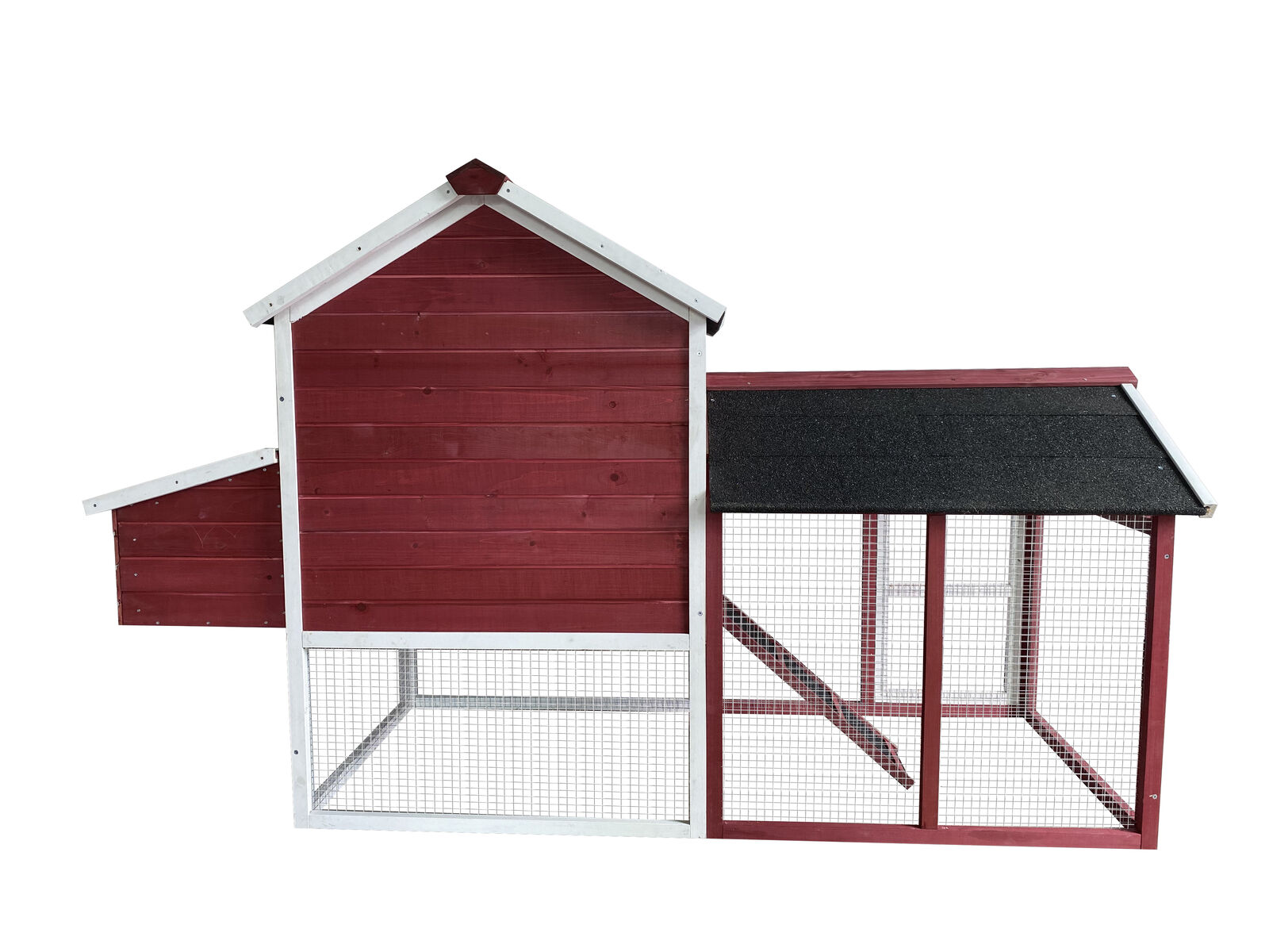 YES4PETS – Red Large Multi-Pet Hutch Versatile Use -Petservo