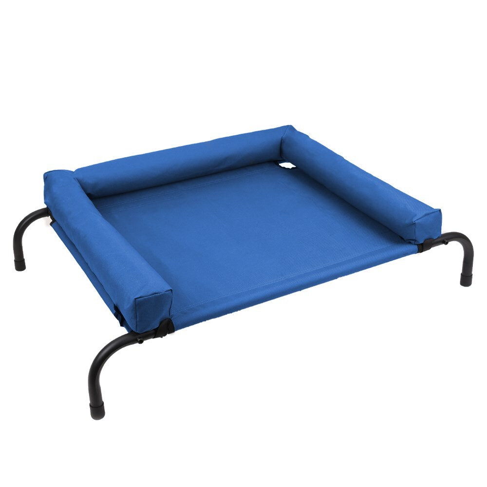 Elevated Bolster Pet Durable Washable Raised Framed Bed - Petservo