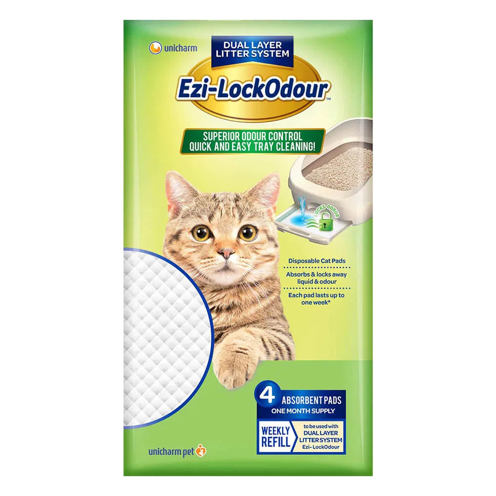 Ezi-Lock Odour cat litter packaging with a cat on the front at Pet Servo