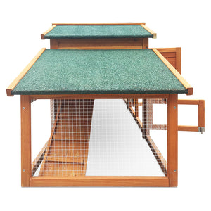 YES4PETS - Large 169cm Wooden Chicken Coop & Rabbit Hutch - Pet Servo