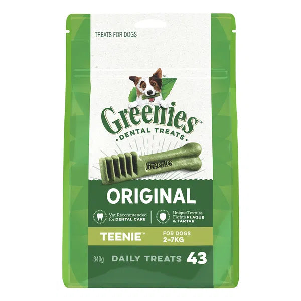 Greenies - Original Dental Treats For Dogs - Teenie (2-7 kg)