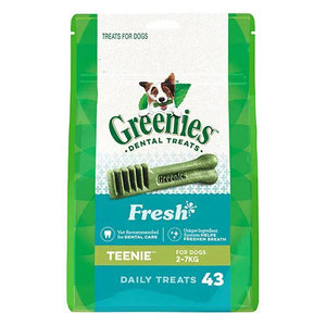 Greenies dental treats 340 gm packaging for dogs on a white background at Pet Servo