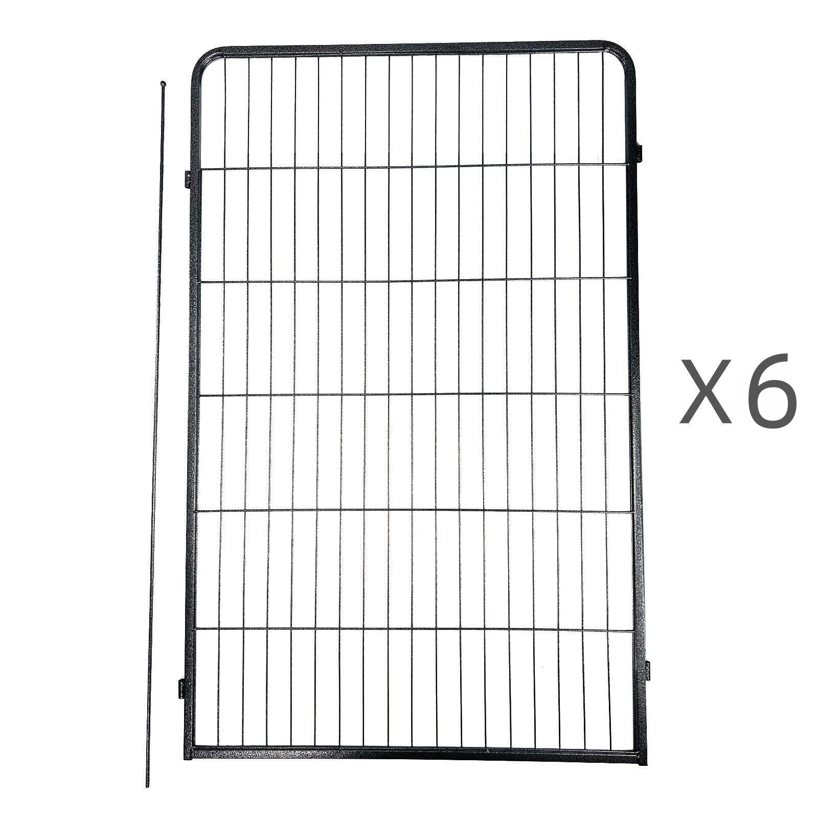 YES4PETS - 6-Panel 120cm Strong Pet Playpen Fence - Pet Servo