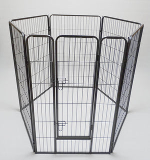YES4PETS - 6-Panel 120cm Heavy Duty Pet Playpen Fence - Pet Servo