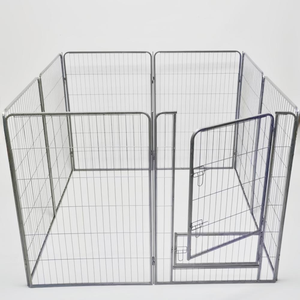 Metal pet playpen on a white background at Pet Servo