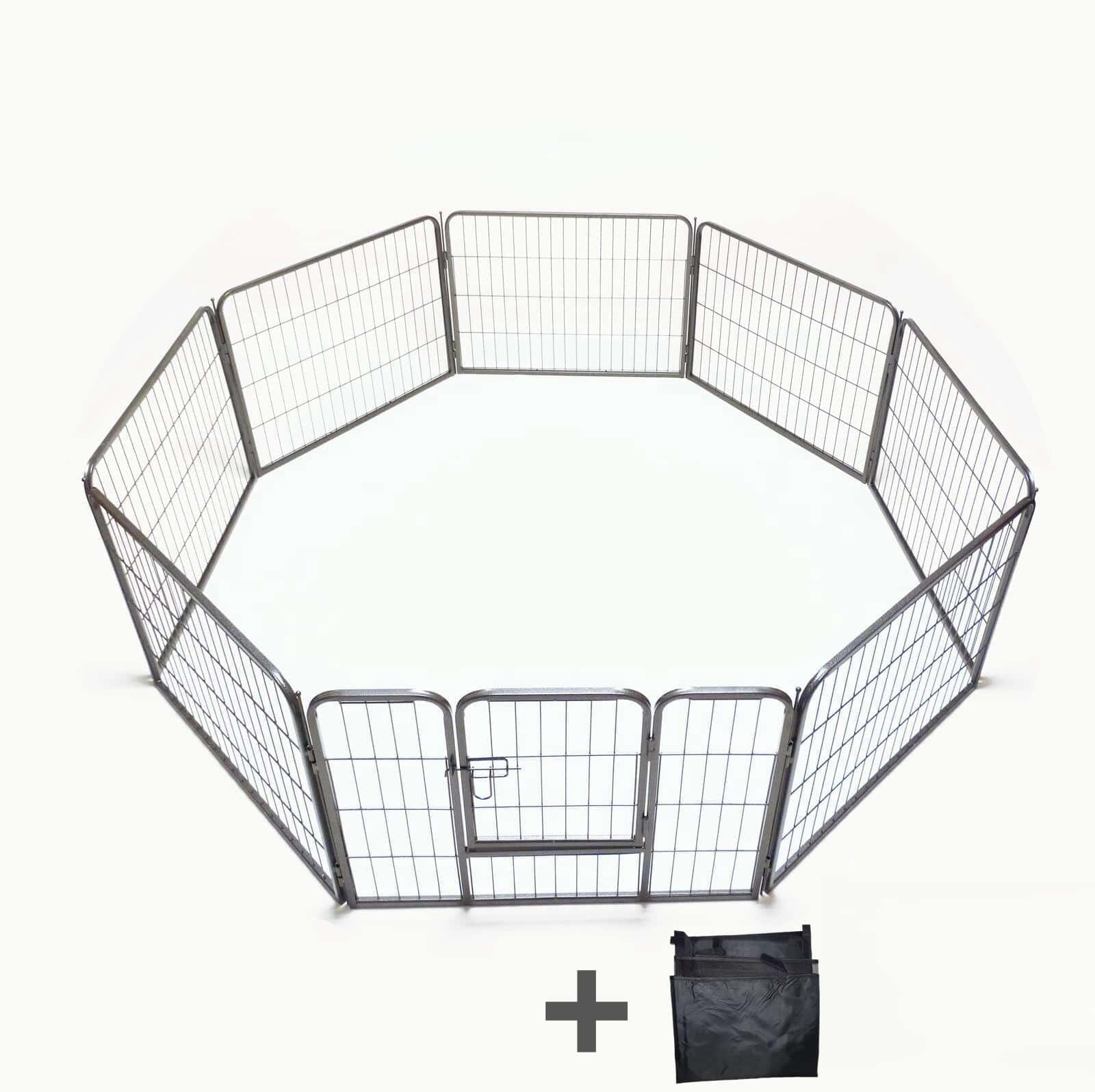 YES4PETS - 60cm Heavy Duty Pet Playpen with Cover - Pet Servo