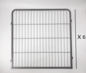 YES4PETS - 6 Panel 80cm Pet Playpen for All Pets - Pet Servo