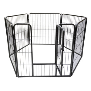 YES4PETS - 6 Panel 80cm Pet Playpen Fence Heavy Duty - Pet Servo