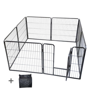 YES4PETS - 80cm Heavy Duty Pet Playpen with Cover - Pet Servo