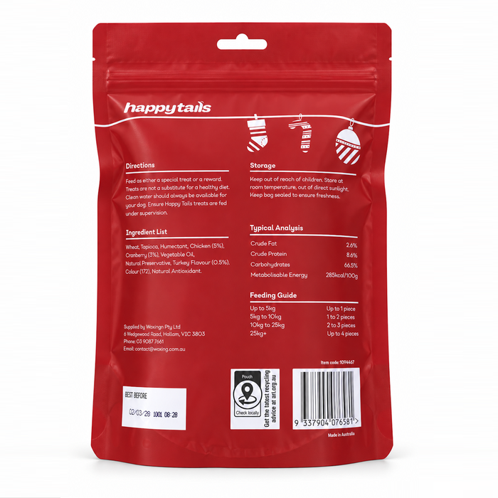 Happy Tails - 400g Turkey Flavoured Straps