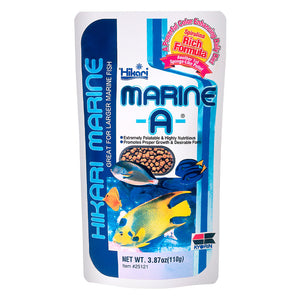 Hikari Marine A fish food packaging on a white background at Pet Servo