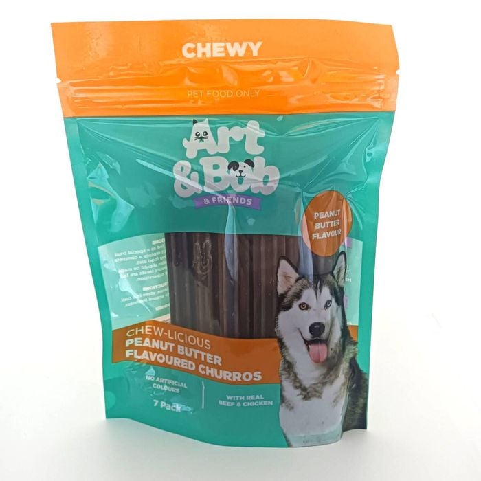 Art & Bob - Peanut Butter Flavoured Churros - 7 Pack
