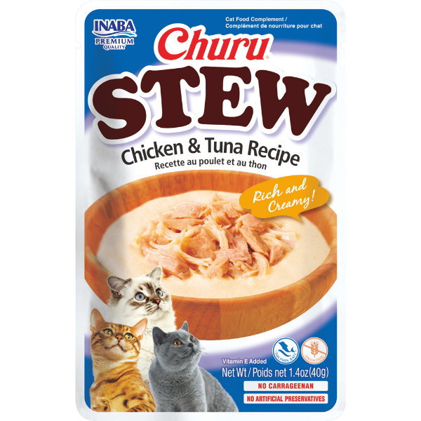 INABA - Churu Stew Chicken & Tuna Recipe 40g - Pet Servo