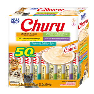 Inaba - Churu Chicken Variety BOX 700g (14g X 50 Tubes) - Pet Servo