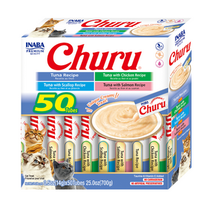Inaba - Churu Tuna Varieties BOX 700g (14g X 50 Tubes) - Pet Servo