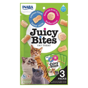 Inaba - Juicy Bites Calamari & Homestyle Broth Flavor - Pet Servo