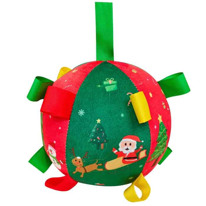 Happy Tails - 150 x 150mm Red and Green Christmas Ball
