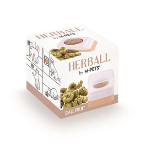M-PETS - HERBALL Gall Fruit ball - Beige - PetServo